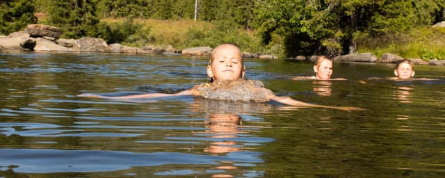 Bading på Skeikampen