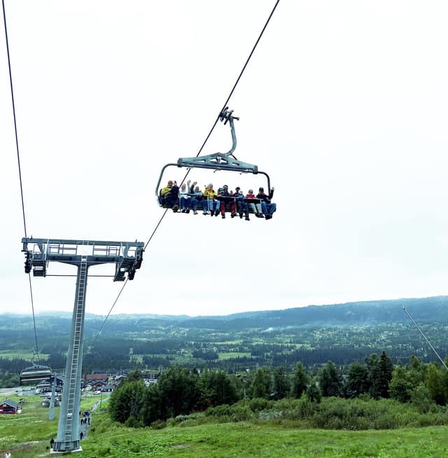 Heis til toppen på Skeikampen