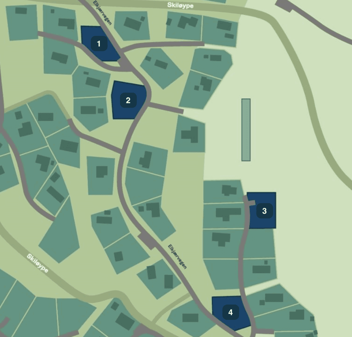 Slåseter hyttegrend- nye tomtene