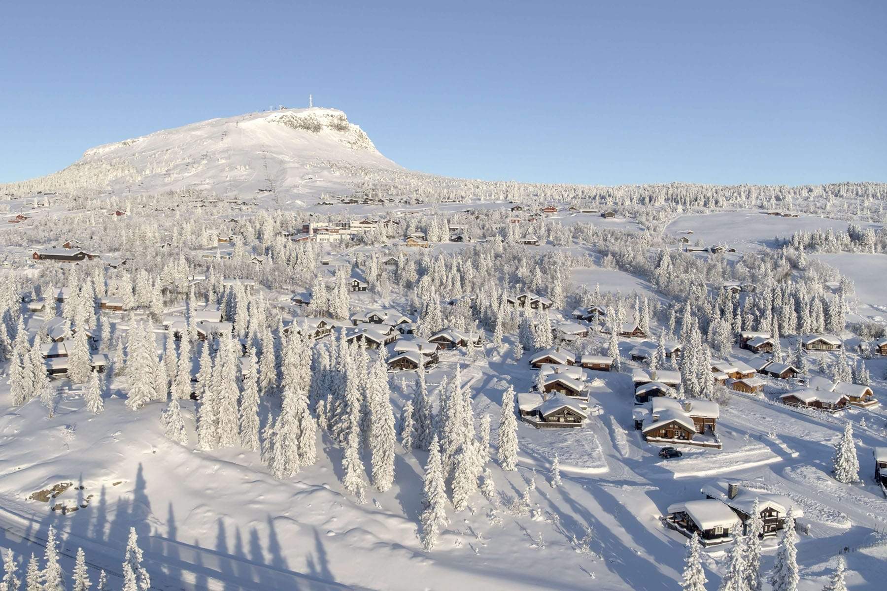 Hyttetomt Snippen vinter